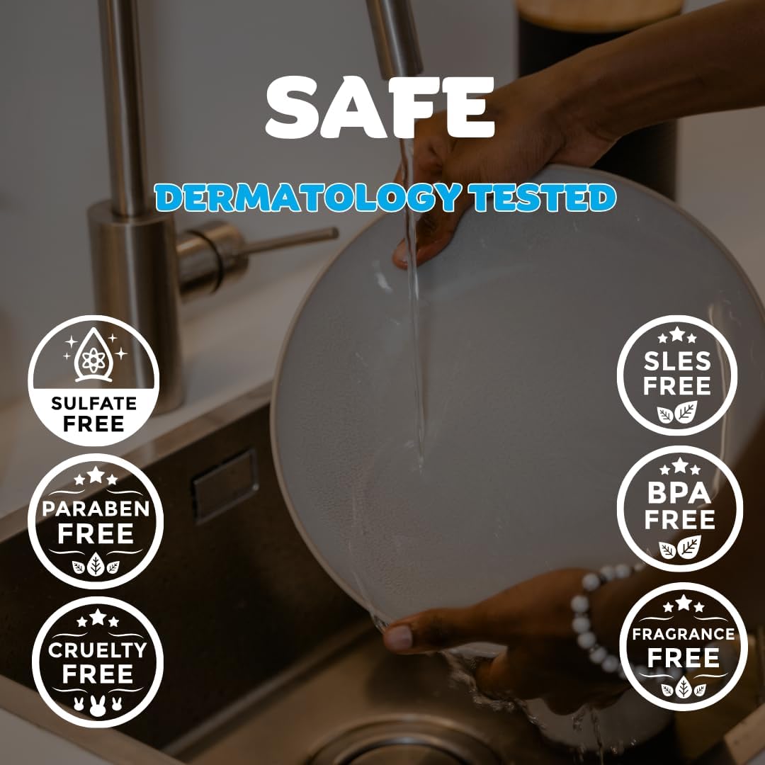 Coconut Dish Soap Bar - Organic, Pack of 3 - (3.8 oz each), Skin-Safe, Non-Toxic, Sustainable Kitchen Soap - Zero Waste - Image 5