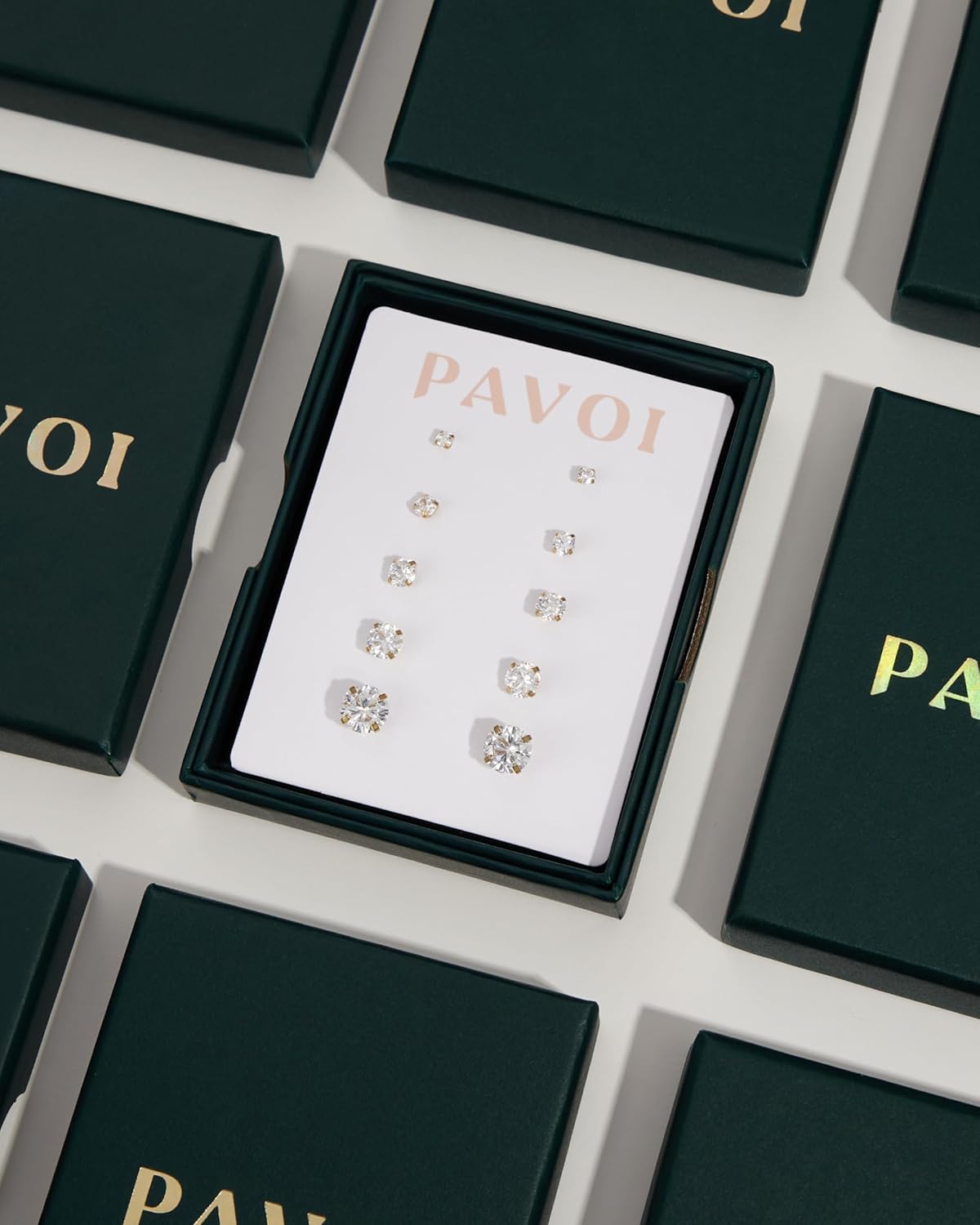 PAVOI 14K Gold Plated Curb Paperclip Box Sphere Bead Snake Herringbone and Figaro Chain Adjustable Necklace - Image 6