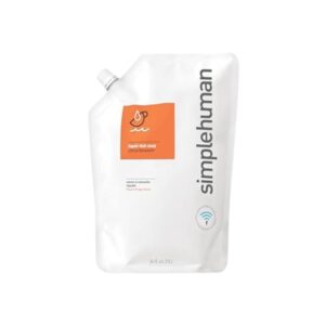 simplehuman Citrus Blossom Dish Soap Refill Pouch, 34 Fl Oz.