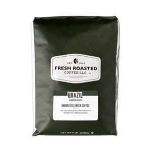 Fresh Roasted Coffee, Unroasted Brazil, Kosher, 5 Pound