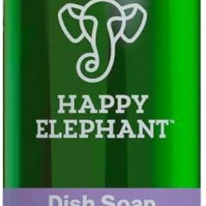 Dish Soap, White Tea & Fig Scent, Natural Biodegradable Liquid Dish Soap, Plant Based, Grease Fighting, Tough on Food, Gentle on Hands, No Synthetic Fragrance, 12 Fl Oz