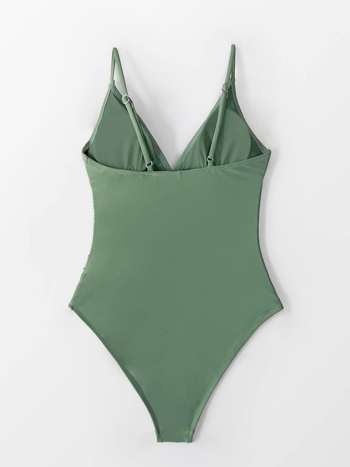 CUPSHE Women's One Piece Swimsuit Tummy Control V Neck Bathing Suits - Image 5