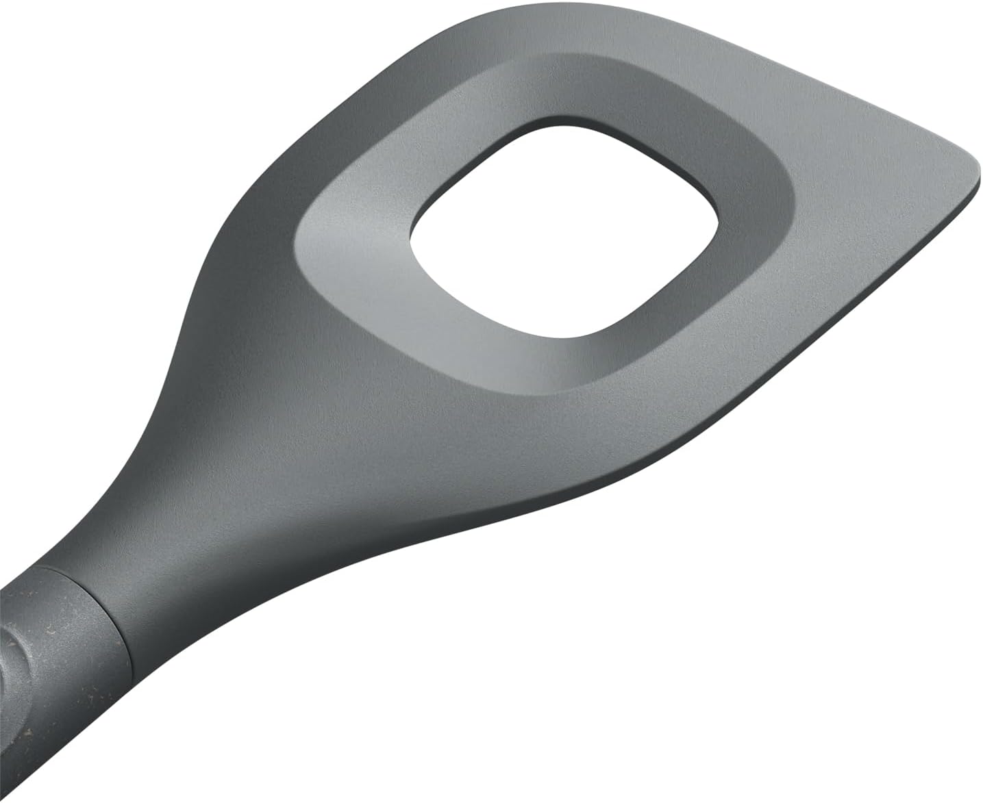 Zyliss Angled Mixing Spoon, Sustainable Wheatstraw/Nylon, Angled MIxing Spoon for Cooking and Serving with Heat Resistant Silicone Head, Beluga Grey, 11.6" x 2.2", Dishwasher Safe, 5 Year Guarantee - Image 4