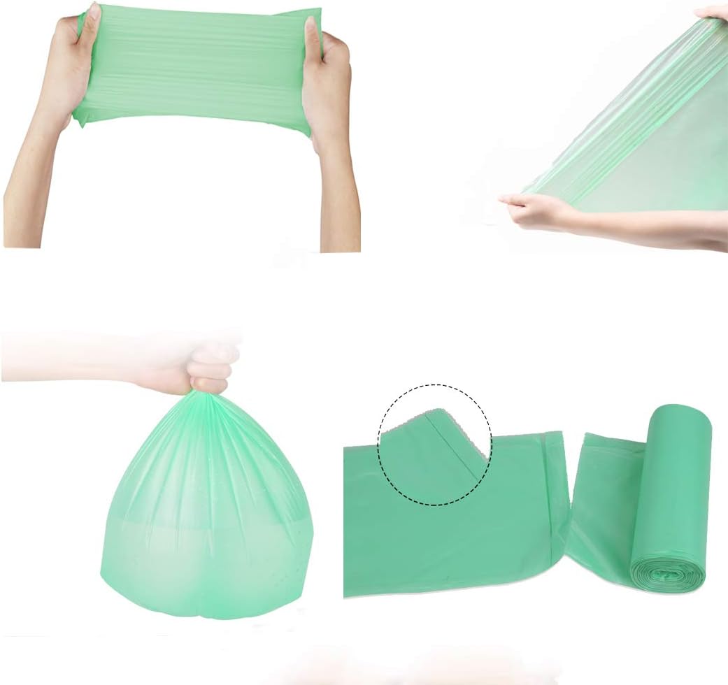 Compostable Trash Bags, Lythor 4 Gallon Small Garbage Bags 100 Count Made From PSM Starch-based for Kitchen Bathroom Bedroom Office Trash Can - Image 6