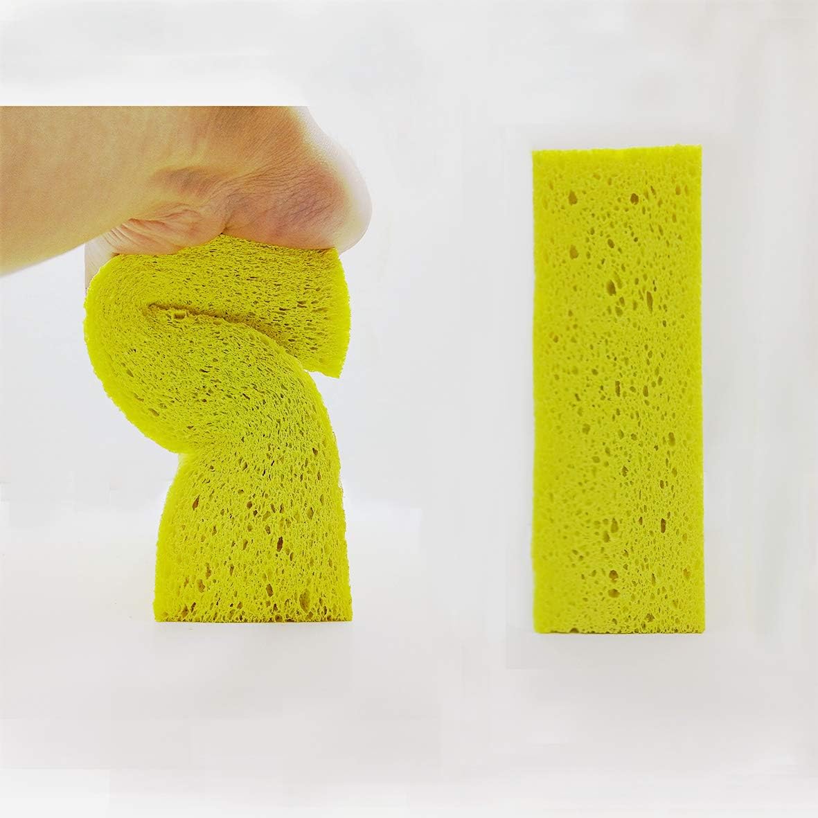 Large Natural Cellulose Cleaning Sponges (3-Pack) – Biodegradable, Absorbent, Multi-Use for Kitchen, Car & Home - Image 2