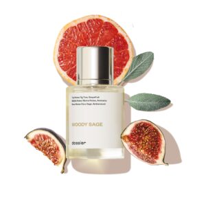 Dossier – Woody Sage – Eau de Parfum – Inspired by J.Malone’s Wood Sage & Sea Salt – Perfume Luxury – Pure Infused – Paraben-Free – Vegan – For Women Men Unisex – Fragrance 3.4 Fl oz (Spray 100ml)