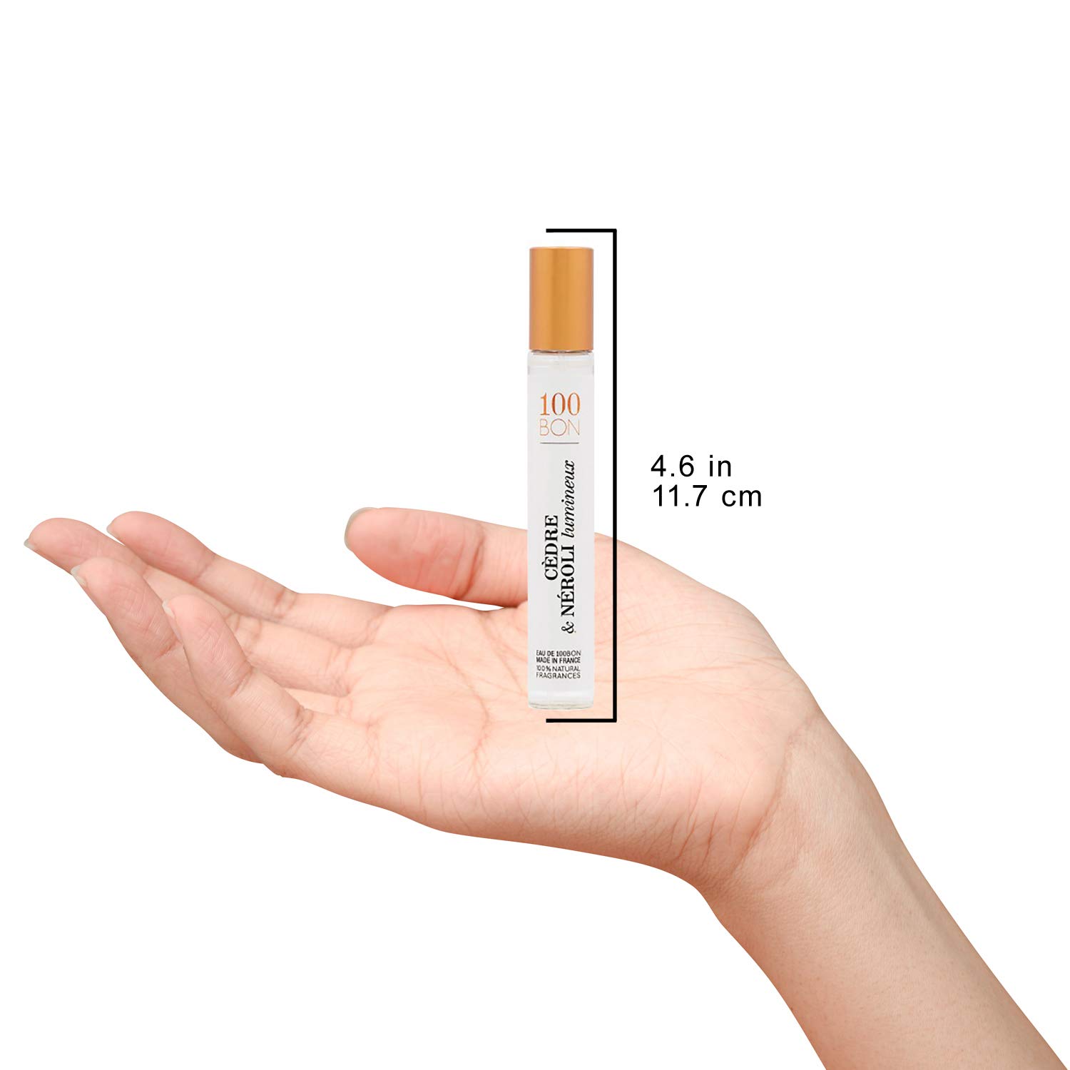 100BON Cedre & Neroli Lumineux Unisex Fragrance - Neroli & Cedar Scent - Organic, Natural & Light Woody Aroma - 0.5 Fl Oz - Image 2