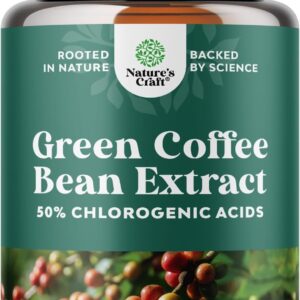 Green Coffee Bean Extract for Weight Loss – Natural Appetite Suppressant for Weight Loss for Women – Herbal Fat Burners for Women and Men for Weight Loss Support and Improved Daily Energy and Immunity