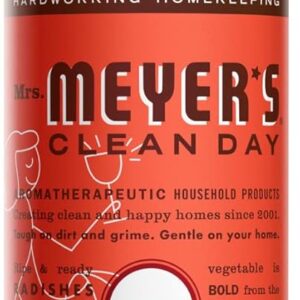MRS. MEYER’S CLEAN DAY Liquid Dish Soap, Biodegradable Formula, Radish, 16 fl. oz