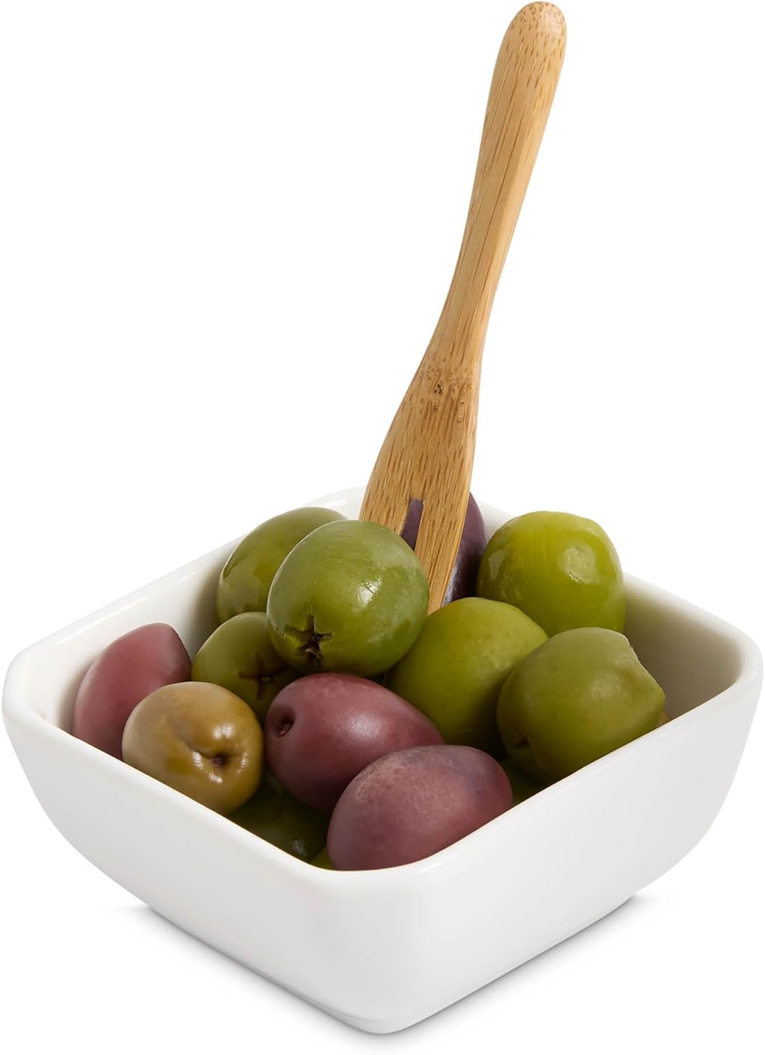 HIC Kitchen Reusable Mini Serving Spoons, Burnished Bamboo, Set of 6 - Image 3