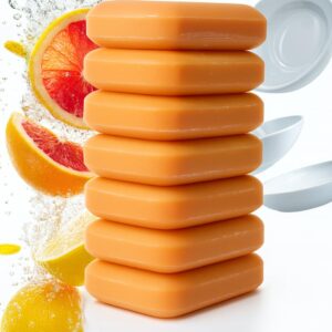 7 Big Dish Soap Bars | Citrus Essential Oil Formula | Natural Ingredients | Skin-Safe | Non-Toxic | Plastic-Free Packaging | Value Pack