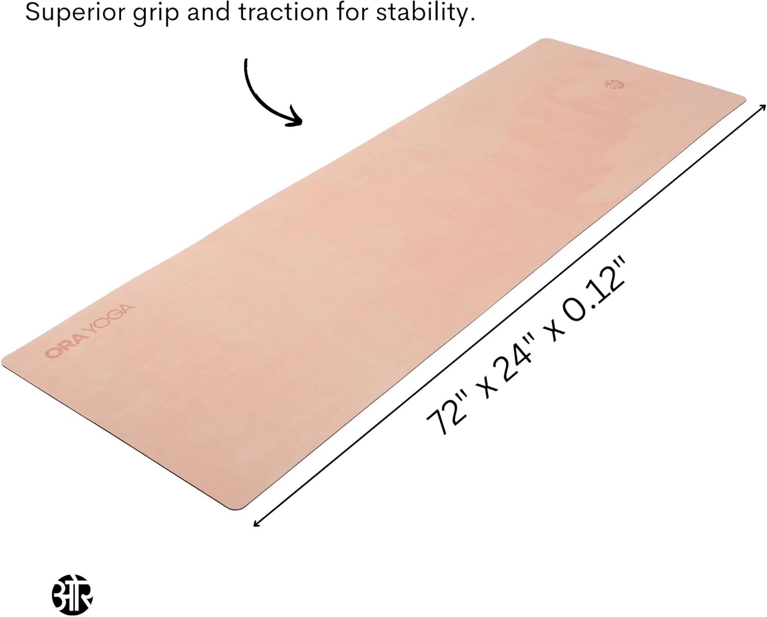 Non-Toxic Premium Suede Large Workout Mat - 3mm Thick With Strap - Eco-Friendly Exercise Mat for Women & Men - Non-Slip for Pilates, Gym, Home Workout - Image 5