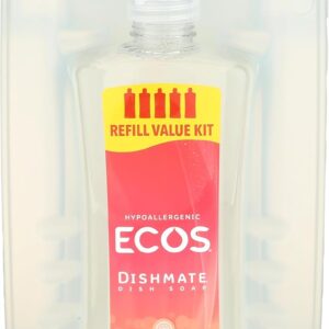 ECOS® Hypoallergenic Dishmate, 1 Count, 80 oz Bottles by Earth Friendly Products