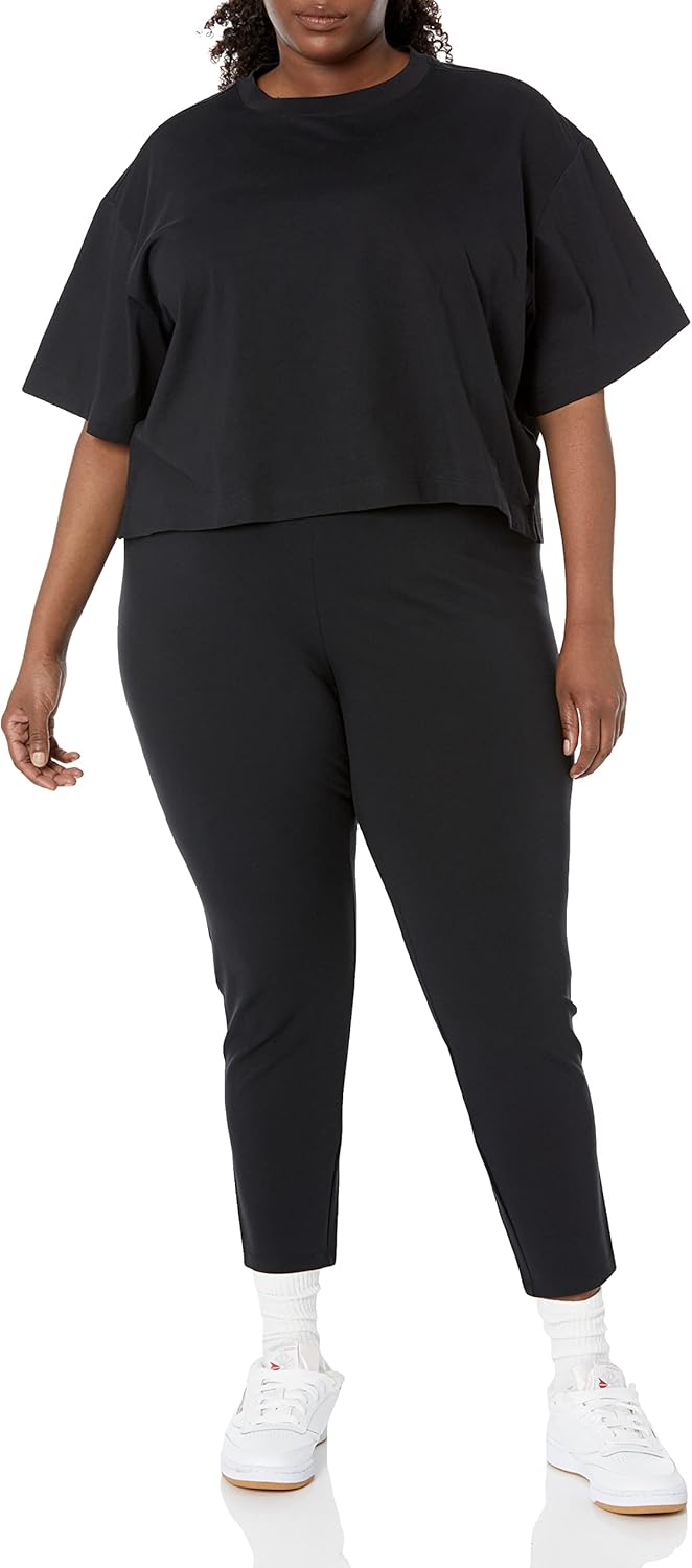 Amazon Essentials Women's Organic Cotton Drop Shoulder Relaxed Boxy Short-Sleeve T-Shirt (Available in Plus Size) - Image 8