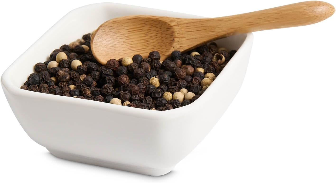 HIC Kitchen Reusable Mini Serving Spoons, Burnished Bamboo, Set of 6 - Image 7