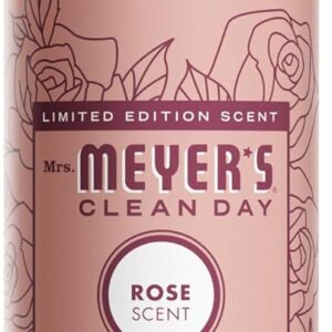 MRS. MEYER’S CLEAN DAY Liquid Dish Soap, Rose Scent, 16 Ounce Bottle