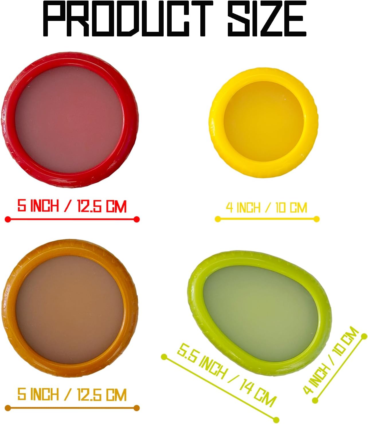 AEKTBY 4-Pack Reusable Avocado & Onion Saver - Silicone Vegetable & Fruit Storage Containers for Fridge, Anti-Oxidation Fresh Keeper Boxes - BPA-Free, Airtight & Eco-Friendly (ABS + Silicone) - Image 5