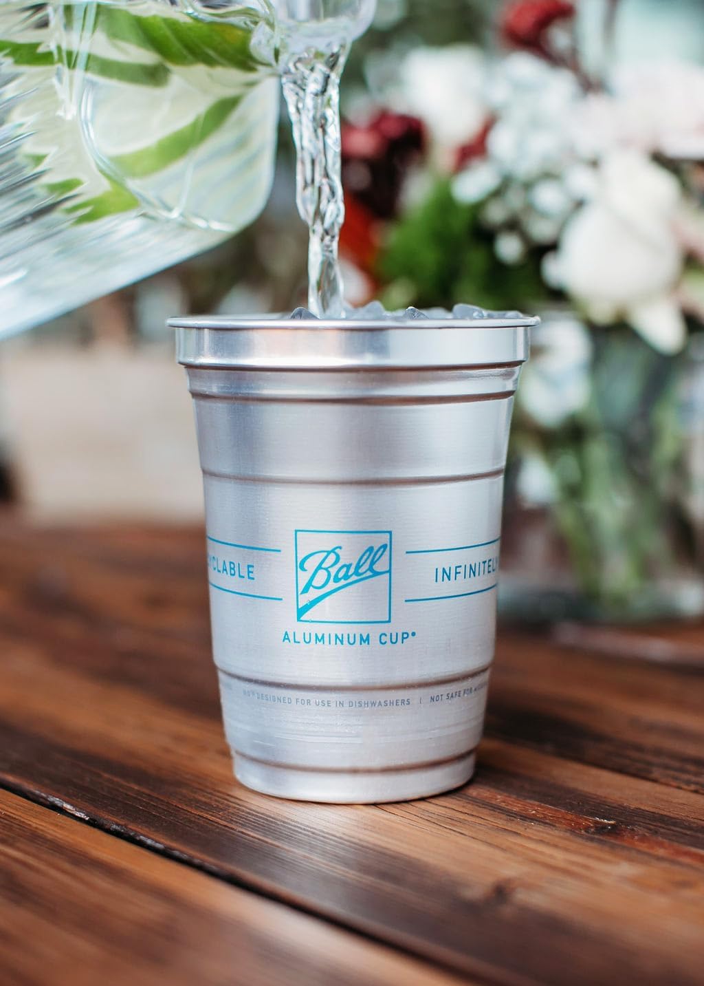 Ball Aluminum Cup Recyclable Party Cups, Wholesale Bulk Pack, Ball Logo, 16oz. Cup, 600 Cups Per Pack - Image 5