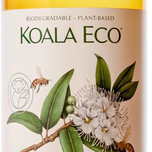 Koala Eco Natural Dish Soap – Plant-Based, Eco-Friendly – with Australian Lemon Myrtle & Mandarin Essential Oil – 34oz