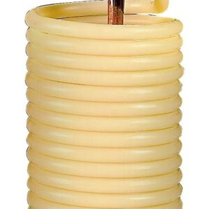 Candle by the Hour 80-Hour Vertical Candle, Eco-friendly Natural Beeswax with Cotton Wick