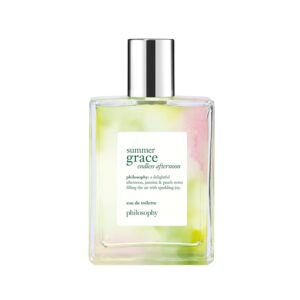 philosophy summer grace endless afternoon eau de toilette – floral perfume for women – with notes of peach, jasmine, and sandalwood – long-lasting fragrance