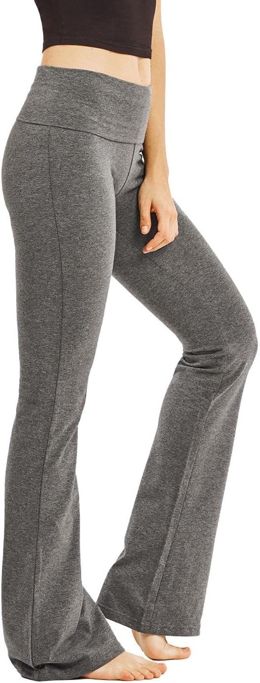 MOPAS Women's Soft Comfy Cotton Spandex Yoga Sweat Lounge Gym Sports Athletic Pants - Image 2