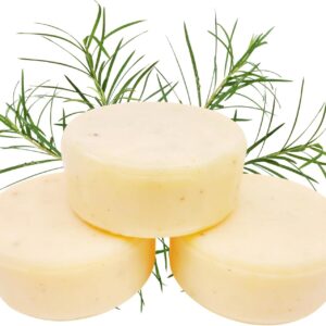 Zero Waste Natural Dish Soap Bar (Pack of 3 Bars) – Solid Vegan Dishwashing Block – Cold Processed, Eco Friendly Plastic Free Packaging with Sustainable Organic Ingredients for Kitchen