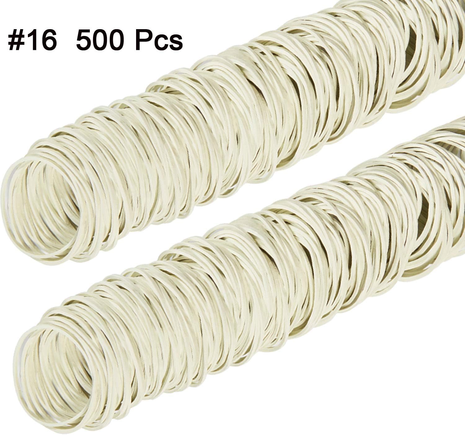 AMUU Rubber Bands size16 white 500pcs #16 Small Rubber Band for office supplies Money School Home Elastic Band 38mm Rubber Bands - Image 6