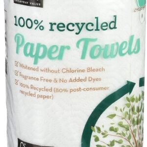 365 Everyday Value, 100% Recycled Paper Towels, Choose Your Size (Jumbo Roll), 1 ct
