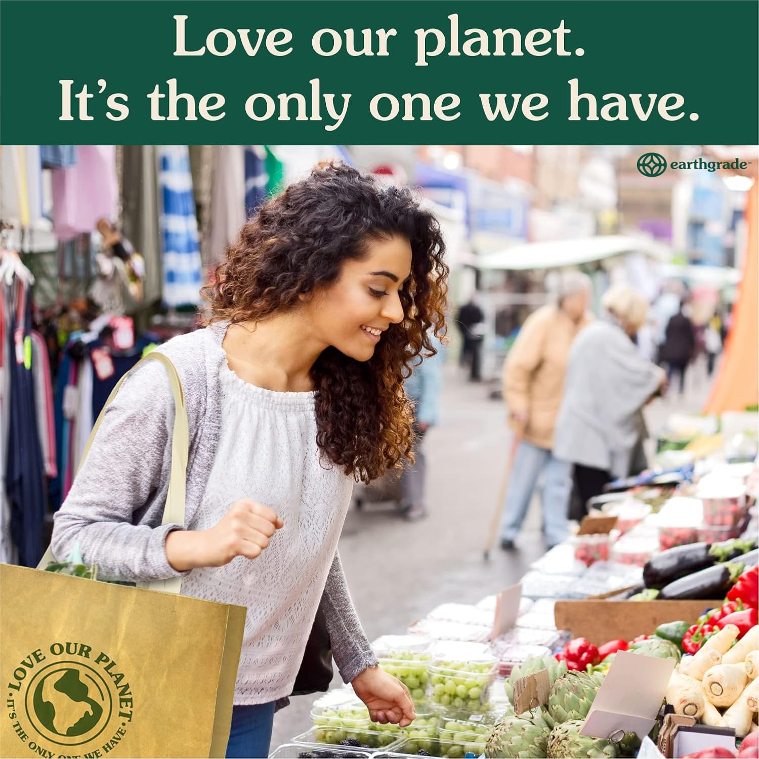 Reusable Grocery Bag – Large Sustainable Washable Paper Tote with Reinforced Seams. Foldable and Durable. - Image 8