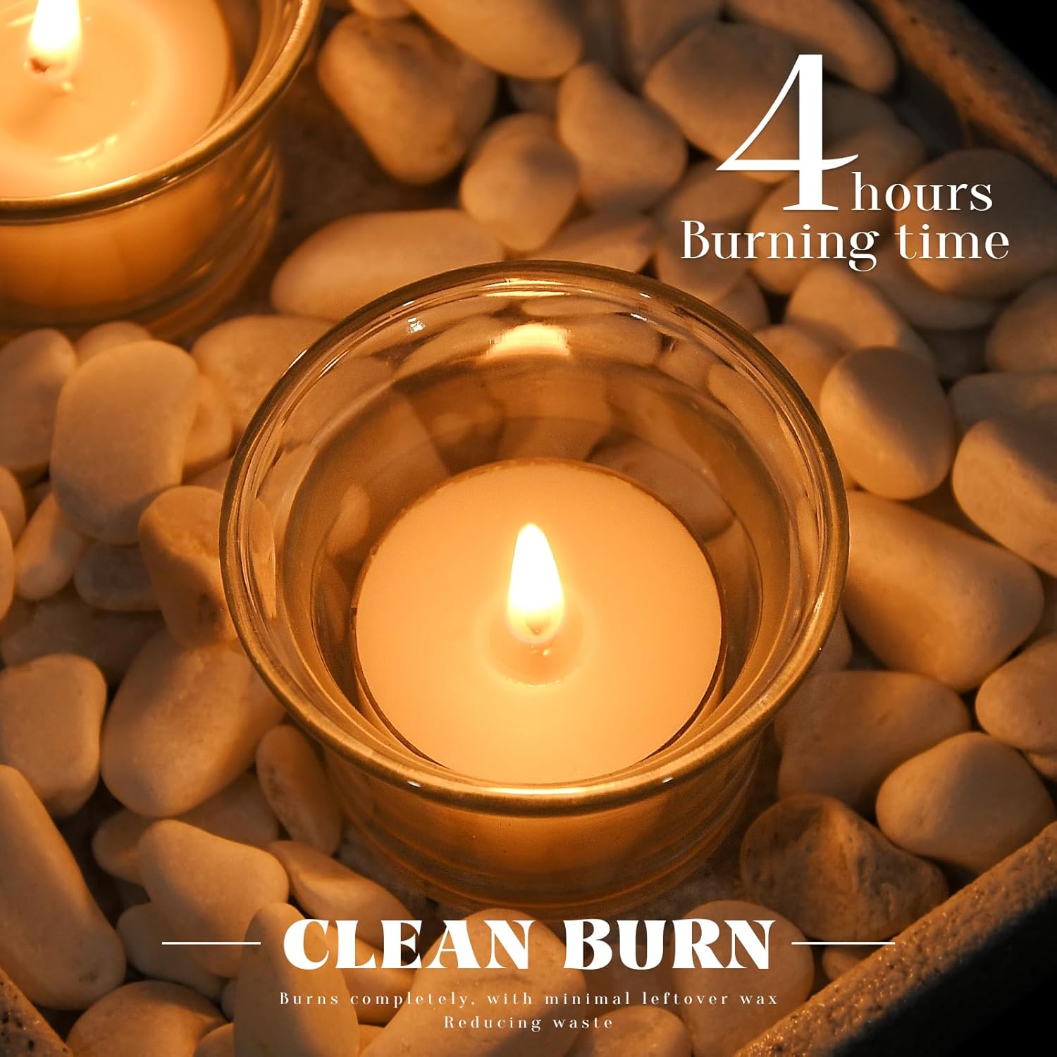 12pcs Natural Beeswax Tealight Candles - Organic Candle Honey Scent Smokeless Clean Burning - Image 5