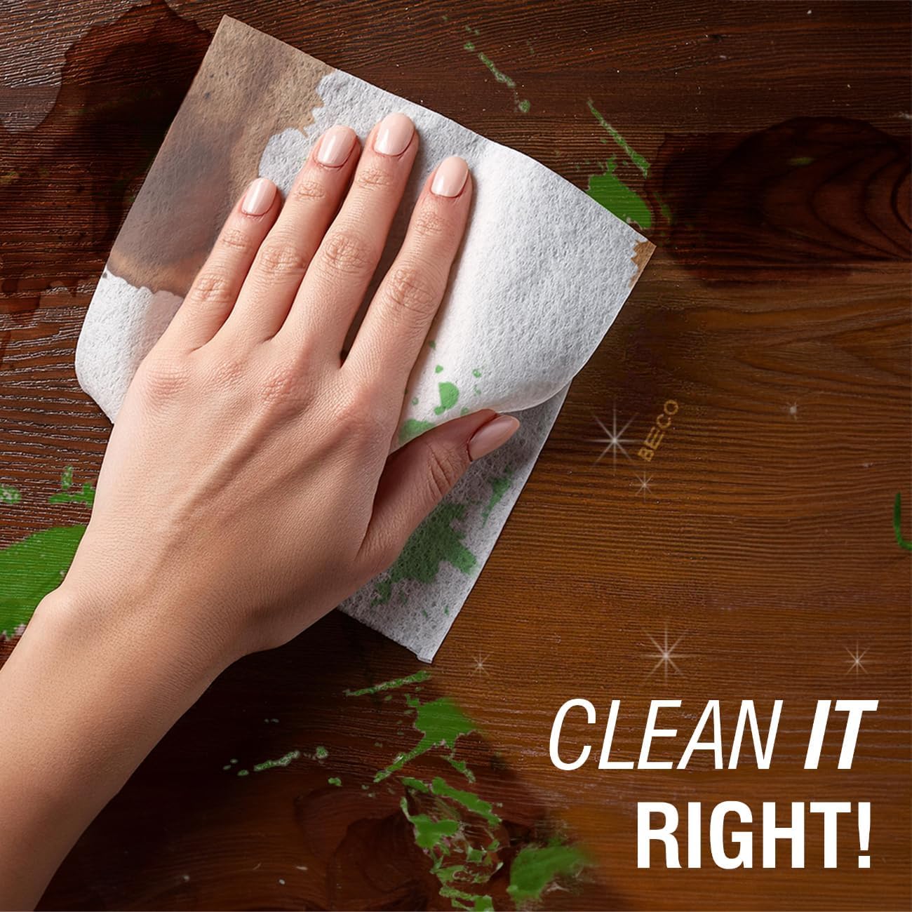 Beco_Reusable Bamboo Kitchen Towel/Tissue Roll (Reusable upto 2000 times)- 20 sheets|Soft & Highly absorbent| Ecofriendly-No Trees Cut| Better alternative to Paper Tissue Roll - Image 7