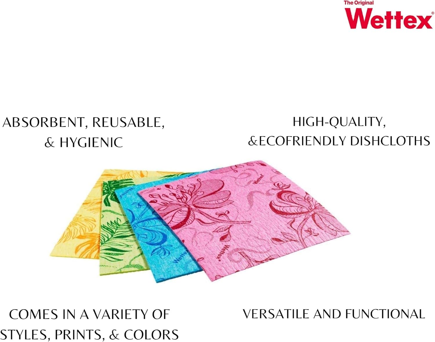 The Original 14 Pack Swedish Dishcloth for Kitchen - Eco Friendly Reusable Paper Towels - Assorted Dish Cloths for Washing Dishes - Image 4