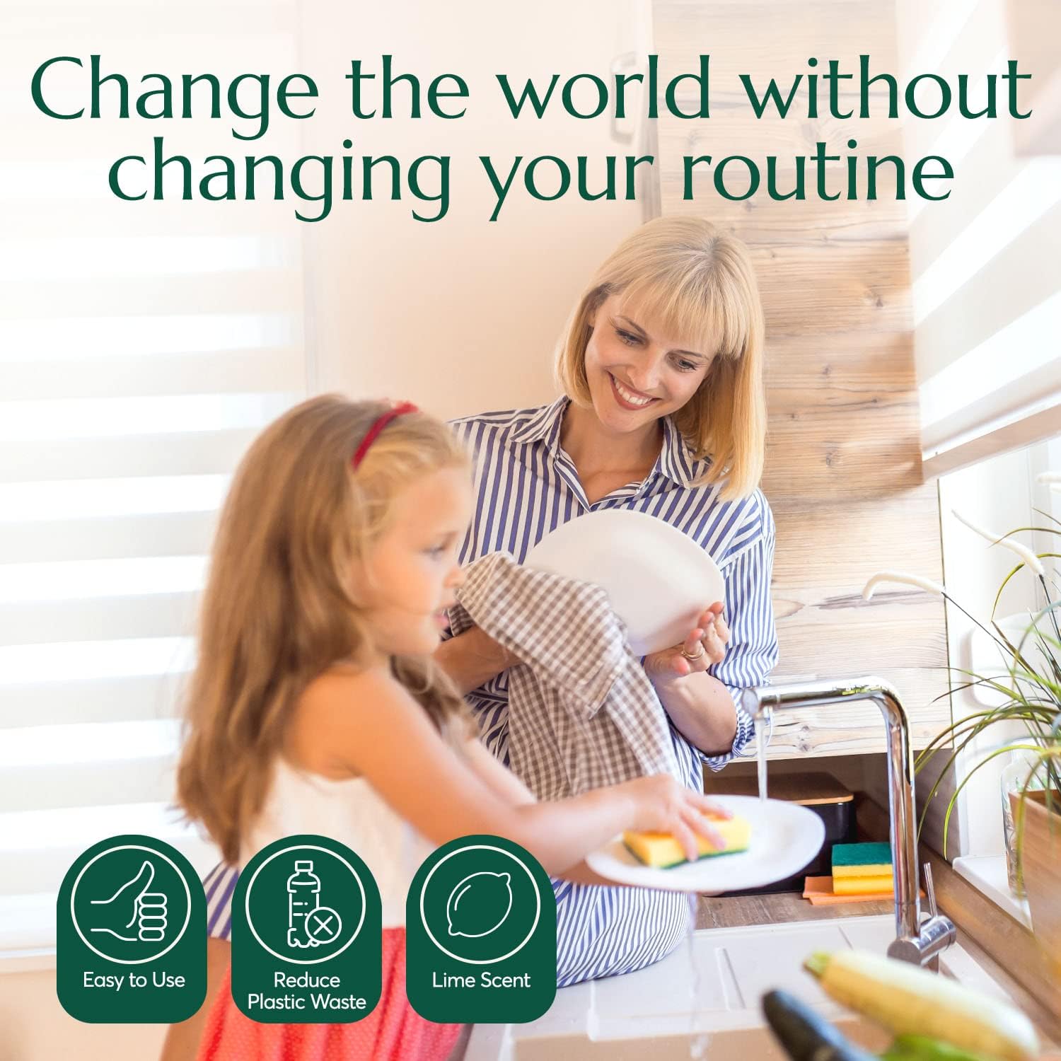 CLEANOMIC Foaming Dish Soap Tablets (6 Pack) - Dish Soap for Manual Dish Washing, 6 Concentrate Tablets for Dish Washing (Lime Scent) - Image 7