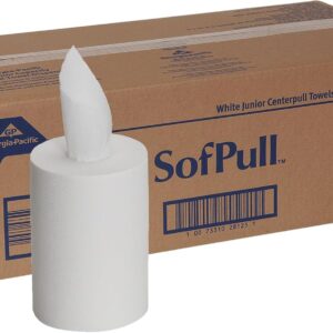 SofPull Junior Centerpull Premium Paper Towel by GP PRO, Georgia-Pacific , White, 28125, 8 Rolls Per Case