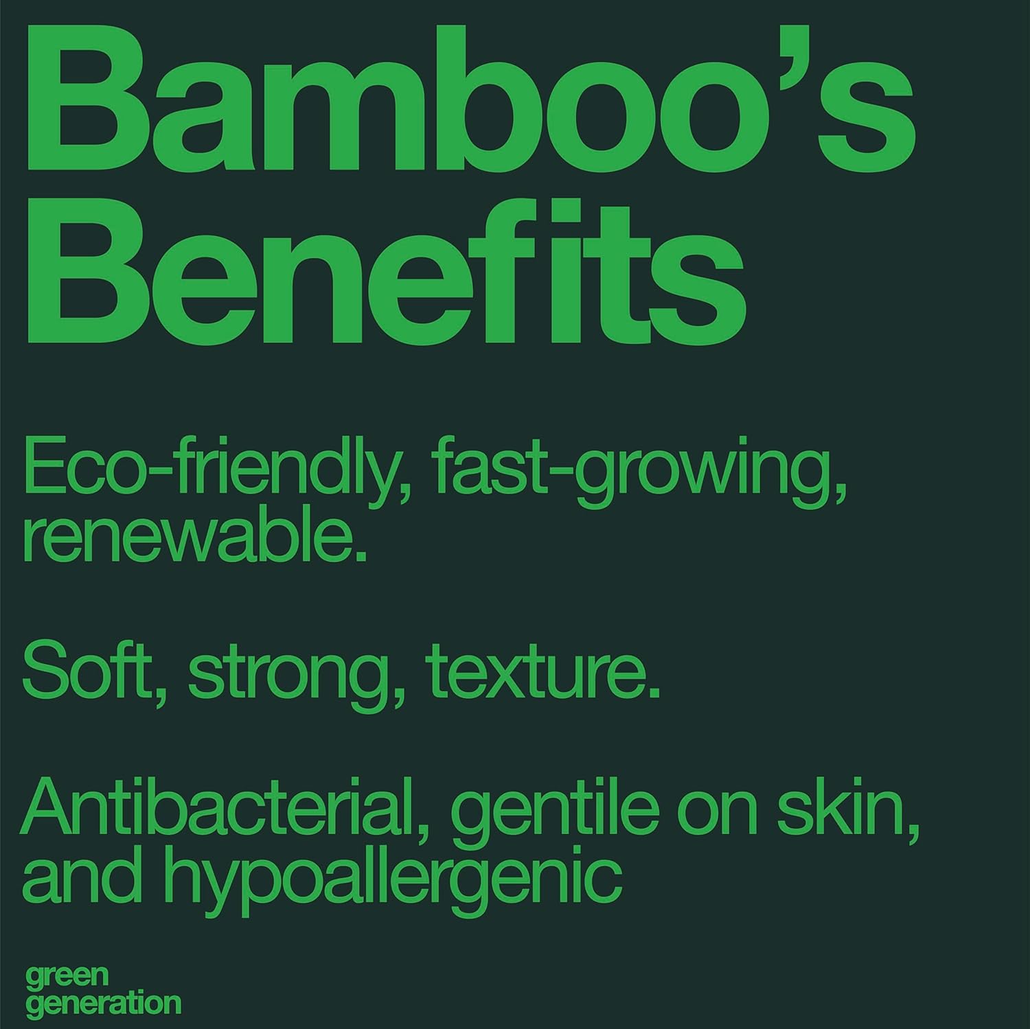 Green Generation Bamboo Toilet Paper -12 Roll, 3-Ply, 300 Sheets/Roll - Non Toxic Toilet Paper Organic Septic Safe - BPA Free Sustainable, Soft, FSC Certified - Home, Boat & RV Use - Image 4