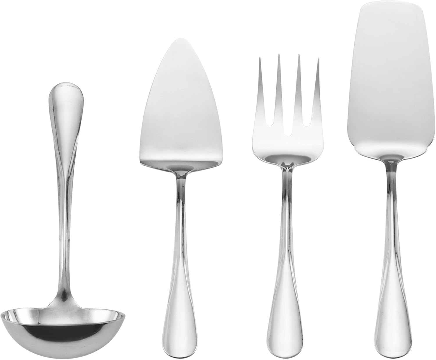 Gourmet Basics by Mikasa 5181046 Kaylee 8-Piece Stainless Steel Serving Set - Image 5