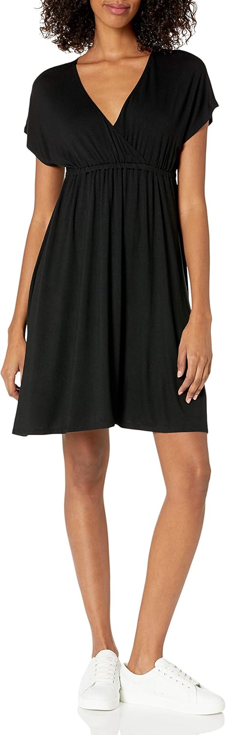 Amazon Essentials Women's Surplice Dress (Available in Plus Size) - Image 2