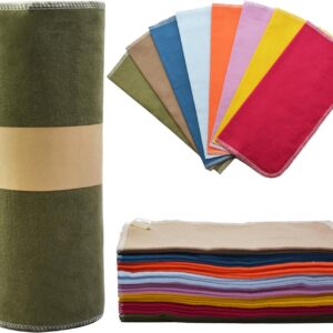 Chloven Reusable Paper Towels Washable – Jumbo Large Cotton Cloth Paperless Paper Towels for Kitchen,Waste Less Paper Towels Washable Roll-Zero Waste Towels Alternative Napkins 30 Pack