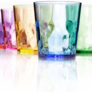 SCANDINOVIA – 13oz Unbreakable Premium Drinking Glasses Set of 6 – Made in Japan – Super Grade Acrylic Plastic – Perfect for Gifts – Dishwasher Safe – Cups Reusable Drinkware Tumblers Kids