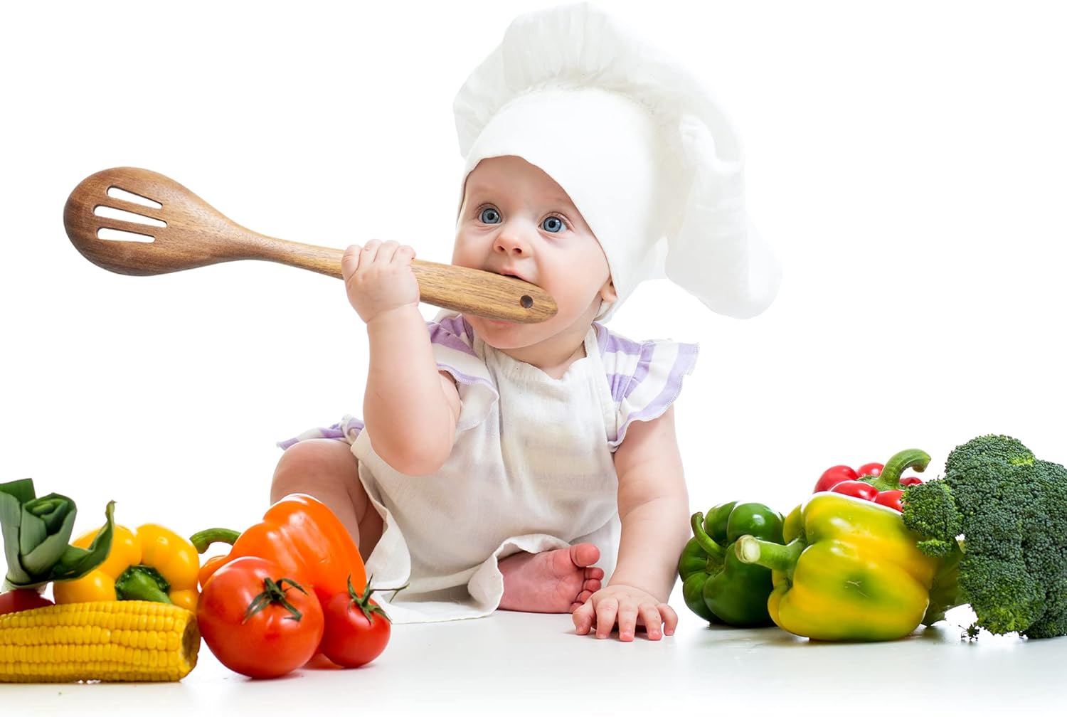 Acacia Wooden Spoons for Cooking: 5-Piece Kitchen & Cooking Utensils Set - Wooden Spatula, Slotted & Pasta Spoon - Essential Wooden Utensil Set - Image 3