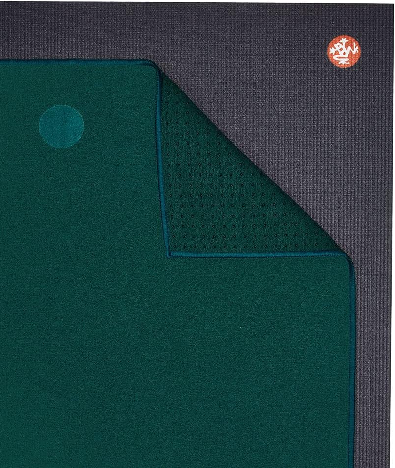 Manduka Yogitoes Yoga Towel – Rubber Grip Dots Non-Slip Bottom, Quick Dry Fitness Towel for Hot Yoga, Pilates, Exercise - Image 3
