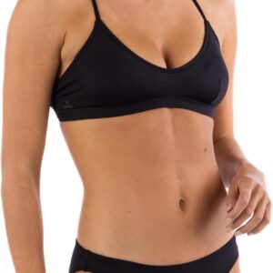 Rip Curl Women’s Athletic Criss Cross Surf Bikini Top with Adjustable Straps-Bathing Suit for Beach & Pool