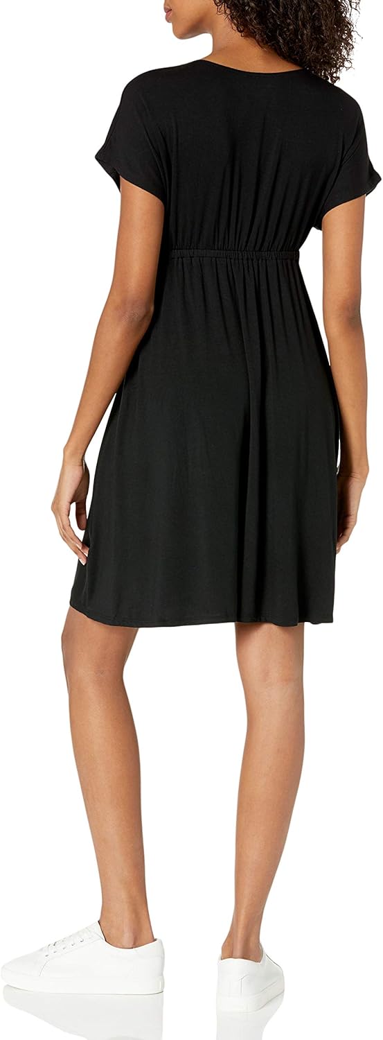 Amazon Essentials Women's Surplice Dress (Available in Plus Size) - Image 3