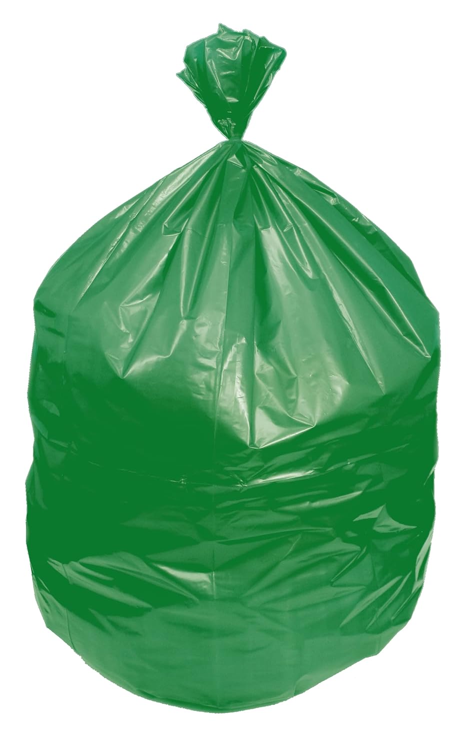 Eco-Blend Max 23 Gallon Can Liner by Heritage Bag Co. (250 Pack) 28"x45" 0.8mil Green Tint. Made with 30% PCR - Image 2