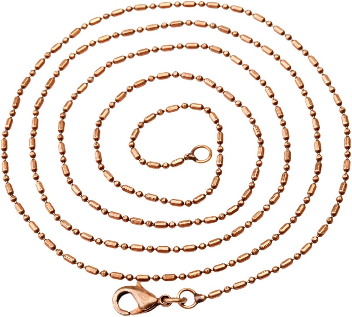 SUNYIK Teardrop Rainbow Abalone Shell Stone Pendant Necklace - Image 7