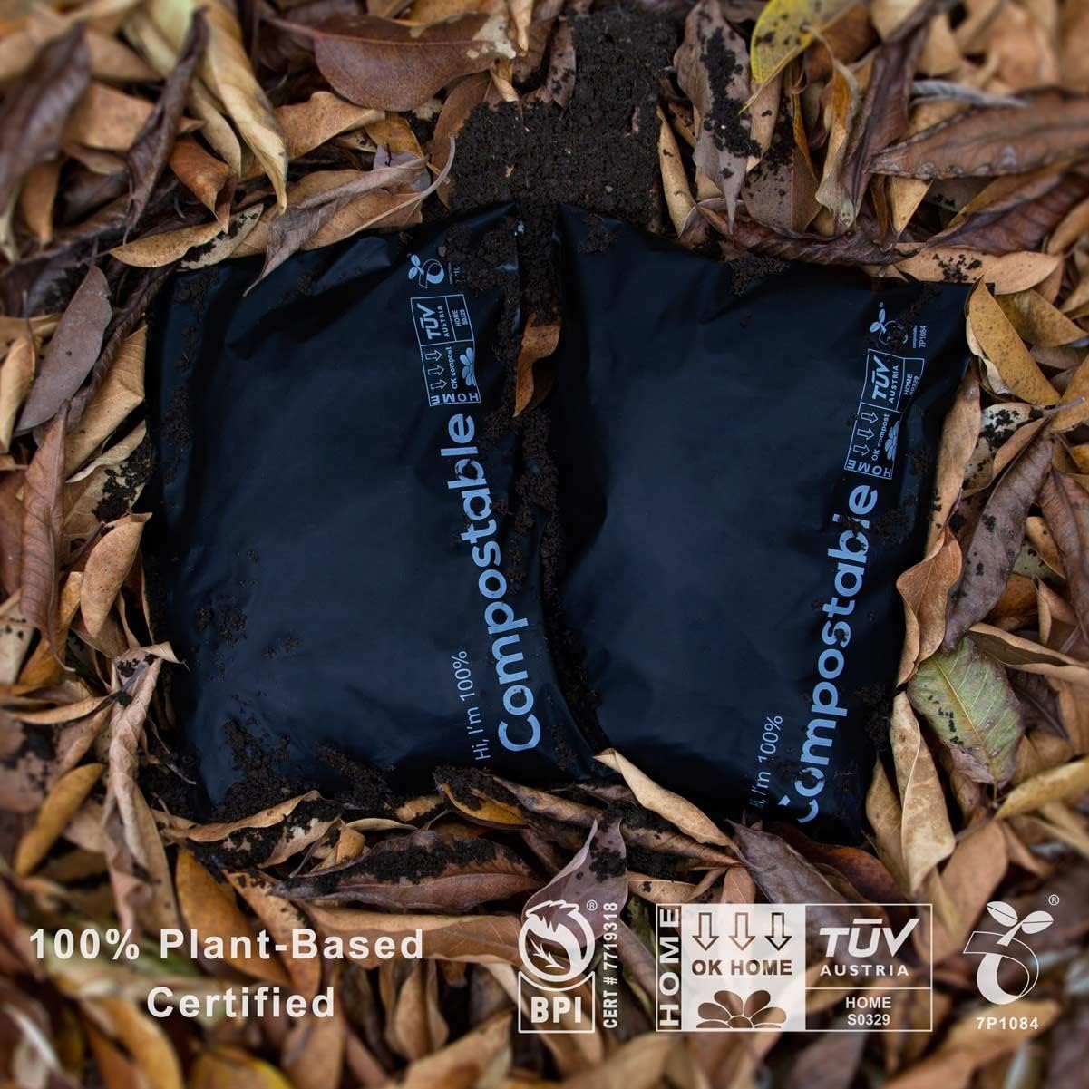 10x13 inch Biodegradable Shipping Bags,50 Count Compostable Poly Mailers with Eco Friendly Packaging Envelopes Supplies Mailing Bags - Image 8