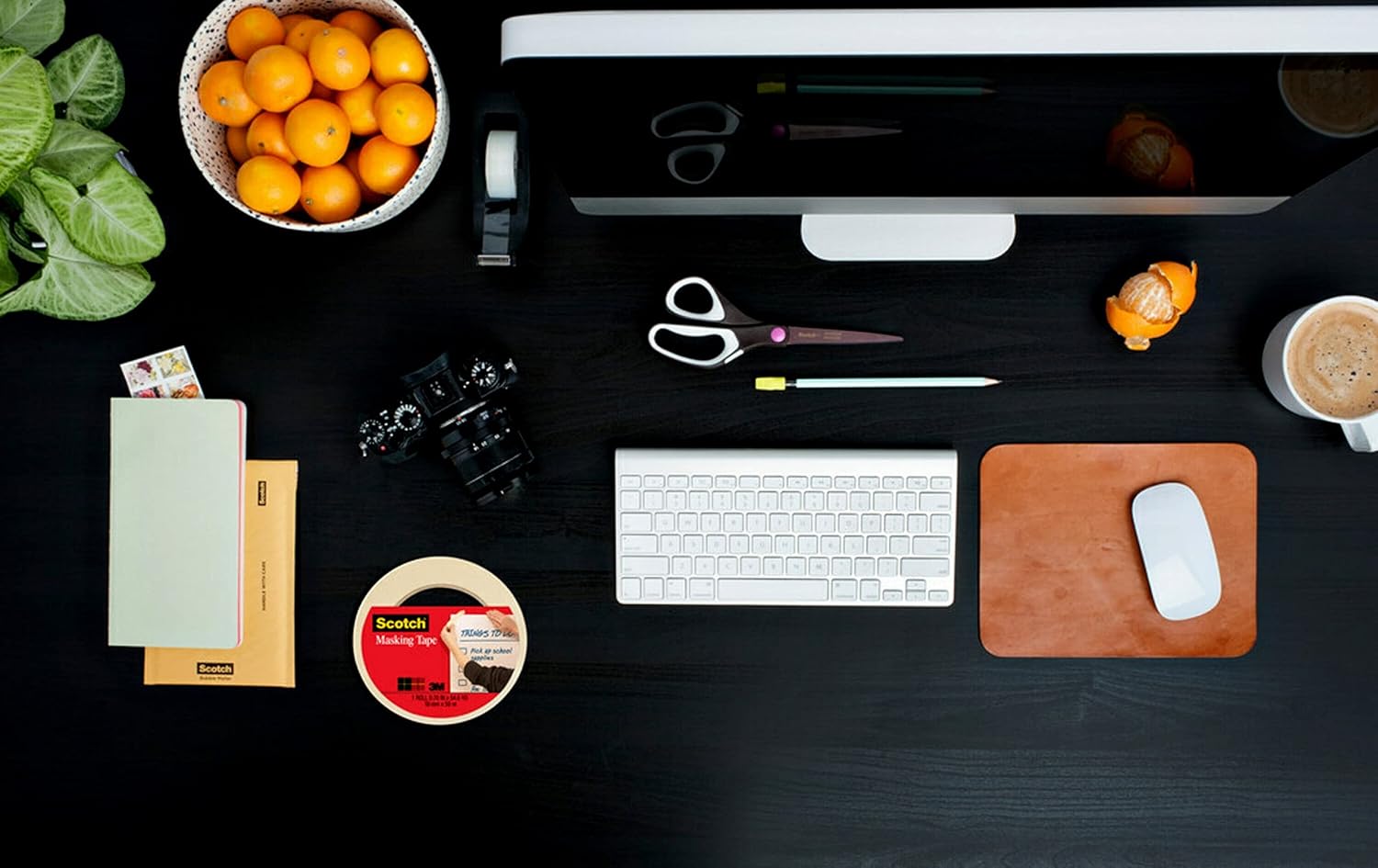 Scotch Masking Tape, 3 Rolls, 0.70 in x 54.6 yd, Great for Everyday Use, Strong Adhesive, Tan Masking Tape (3436-3) - Image 4