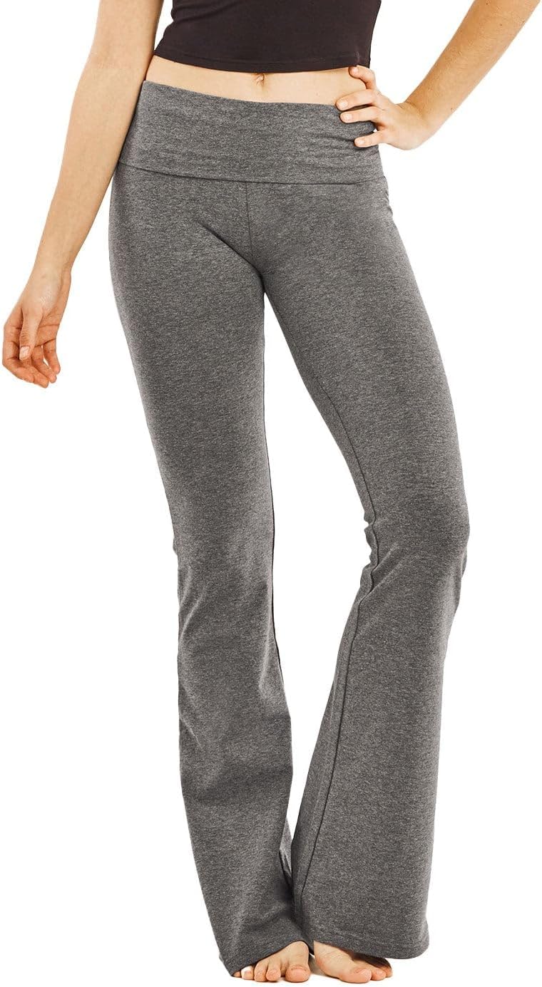 MOPAS Women's Soft Comfy Cotton Spandex Yoga Sweat Lounge Gym Sports Athletic Pants - Image 3