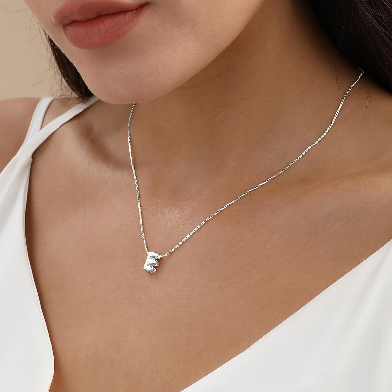 Bubble Gold Letter Necklace for Women, 14k Gold Plated Balloon Initial Necklace, Dainty Gold Necklace for Women, Personalized Bubble Pendant Name Necklace, Fashion Accessories Trendy Jewelry - Image 3